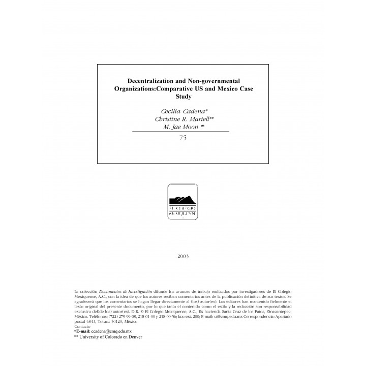 Decentralization and Non-governmental Organizations...