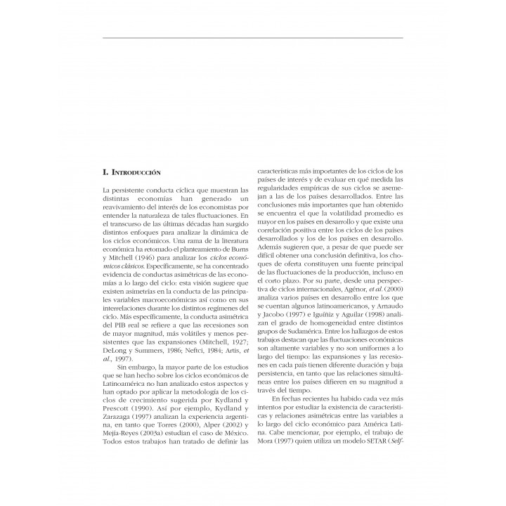 Ciclos económicos industriales clásicos en México