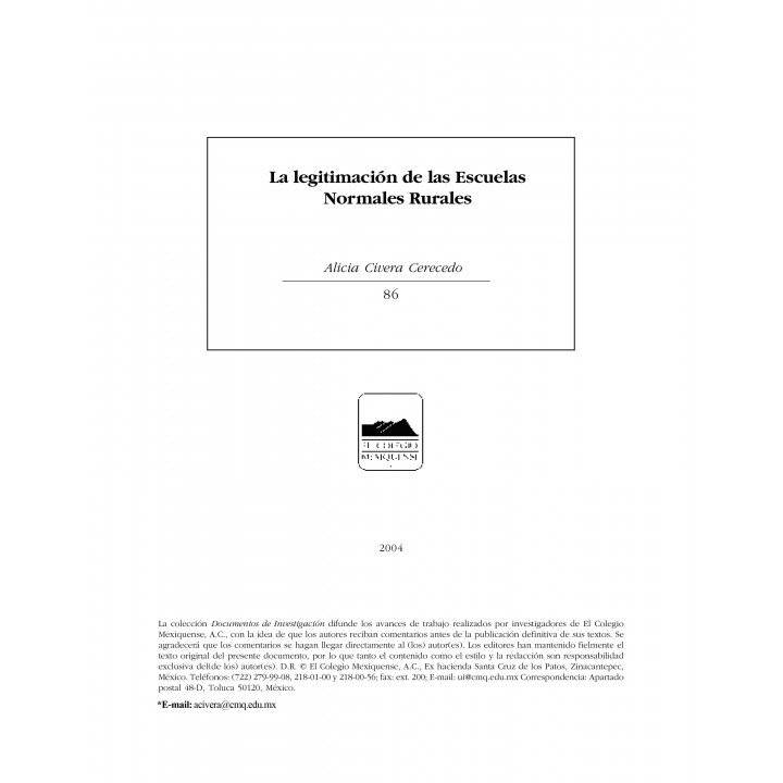 La legitimación de las Escuelas Normales Rurales