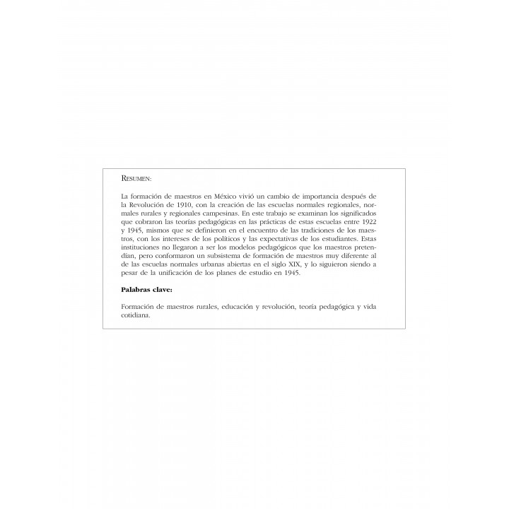 Pedagogía alternativa y revolución: la formación de maestros...