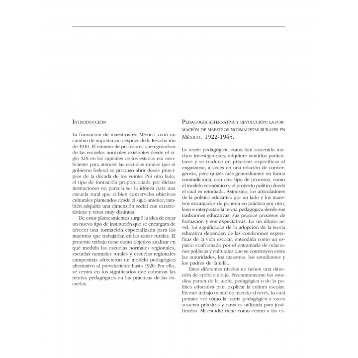 Pedagogía alternativa y revolución: la formación de maestros...