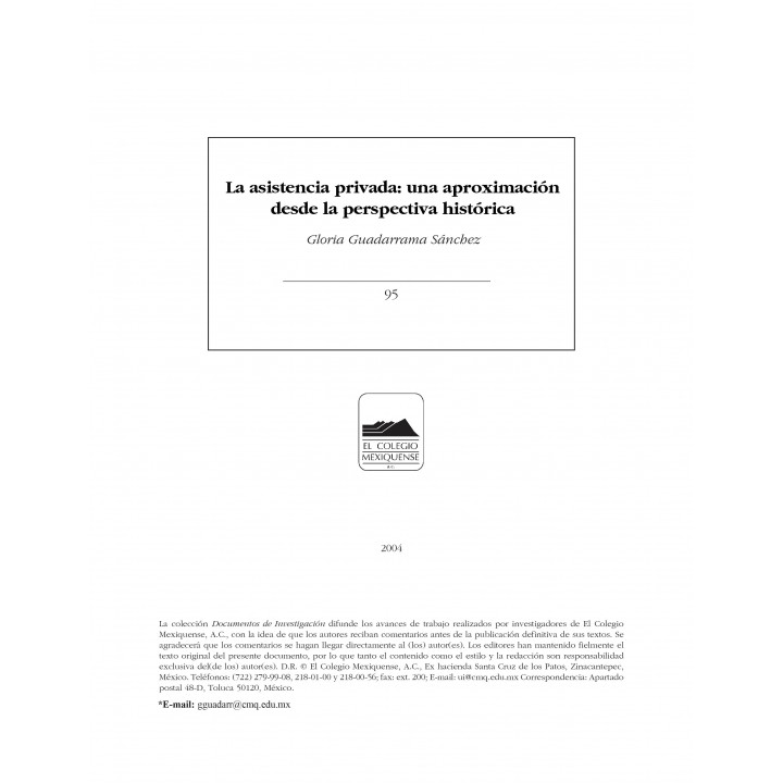 La asistencia privada: una aproximación desde la perspectiva...