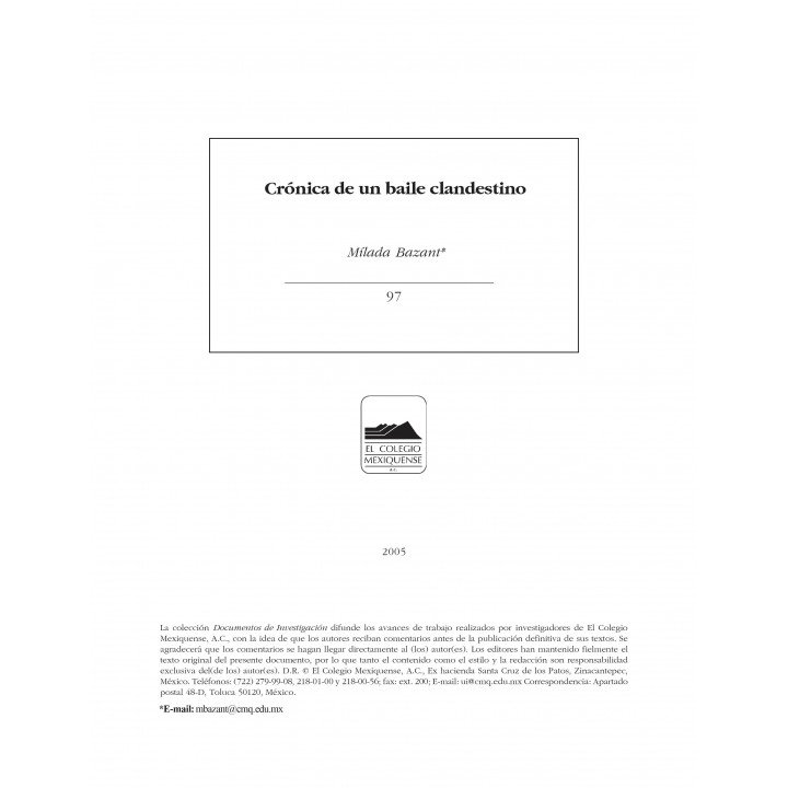 Crónica de un baile clandestino