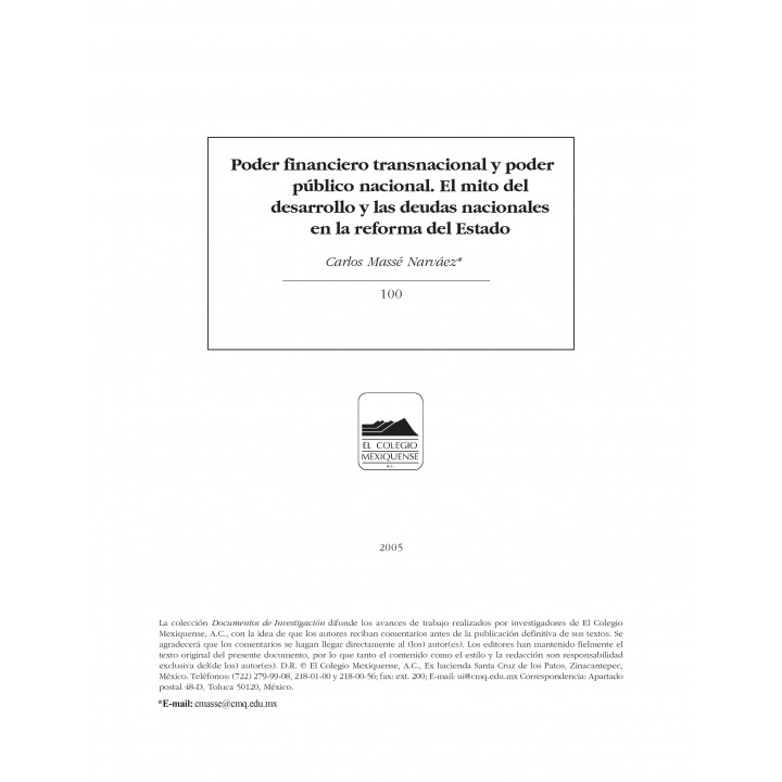 Poder financiero transnacional y poder público nacional...