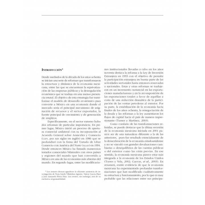Ciclos económicos y sector externo en México: evidencia...