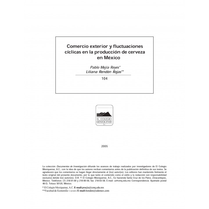Comercio exterior y fluctuaciones cíclicas en la producción...