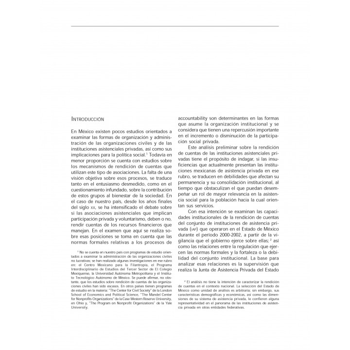 Accountability, debilidades de las instituciones...