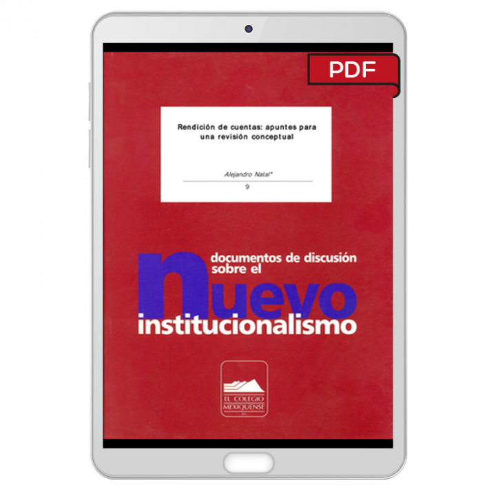 DOCUMENTOS NUEVO INSTITUCIONALISMO NÚM. 9 RENDICIÓN DE CU...