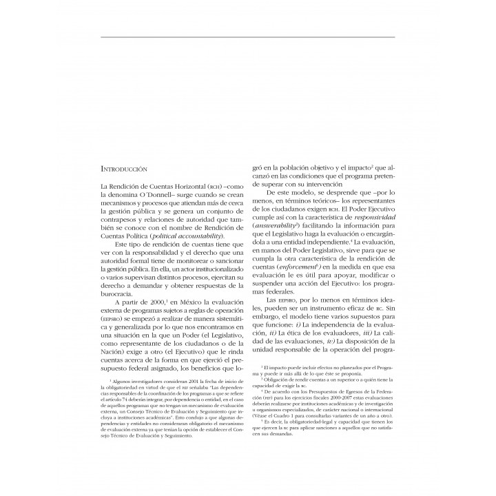 Evaluación de programas sujetos a reglas de operación...