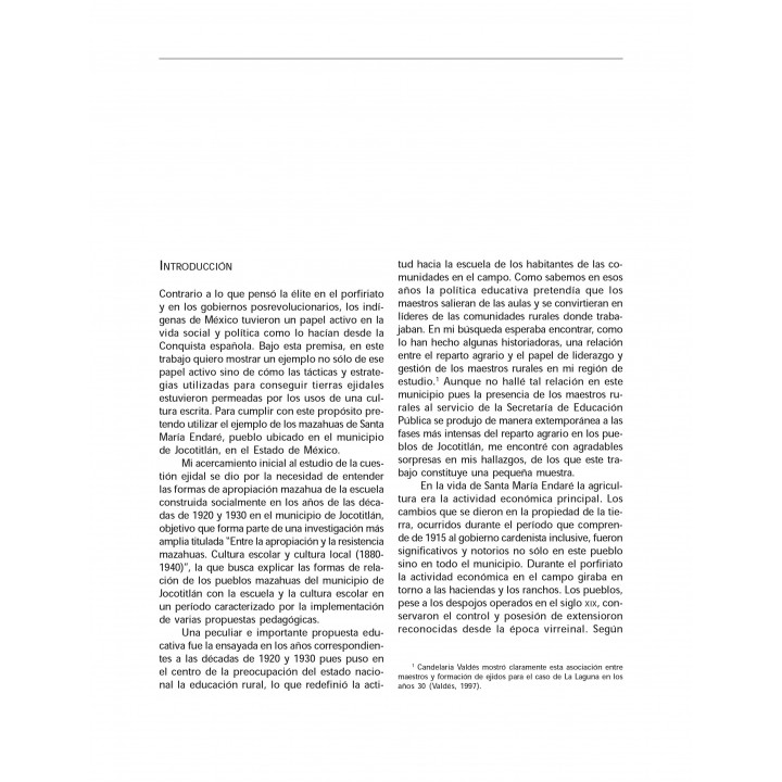 La lucha por el ejido de Santa María Endaré, Jocotitlán...