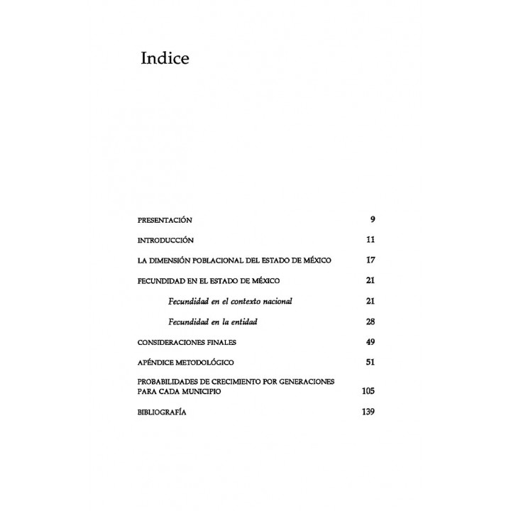 Fecundidad en el Estado de México: una aproximación ...