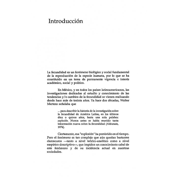 Fecundidad en el Estado de México: una aproximación ...