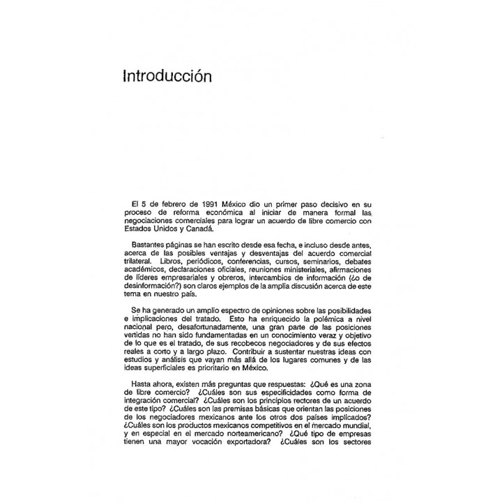 El Tratado de Libre Comercio y la industria en el Estado ...