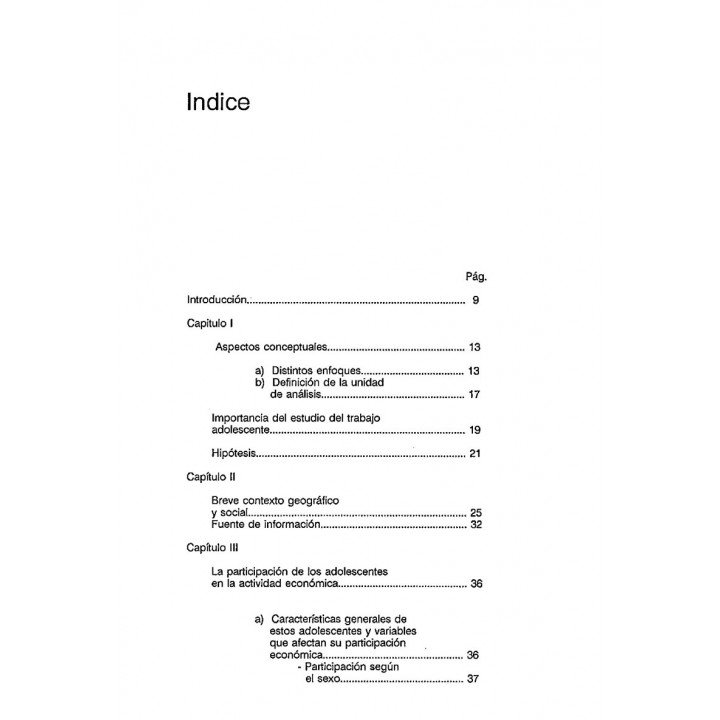 Adolescentes y trabajo en tres regiones...