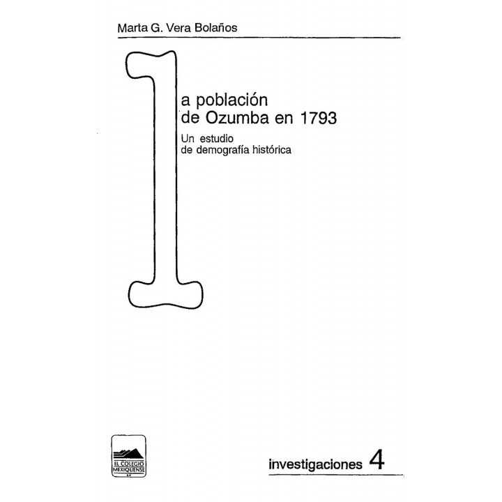 La población de ozumba en 1793: un estudio de demografía ...