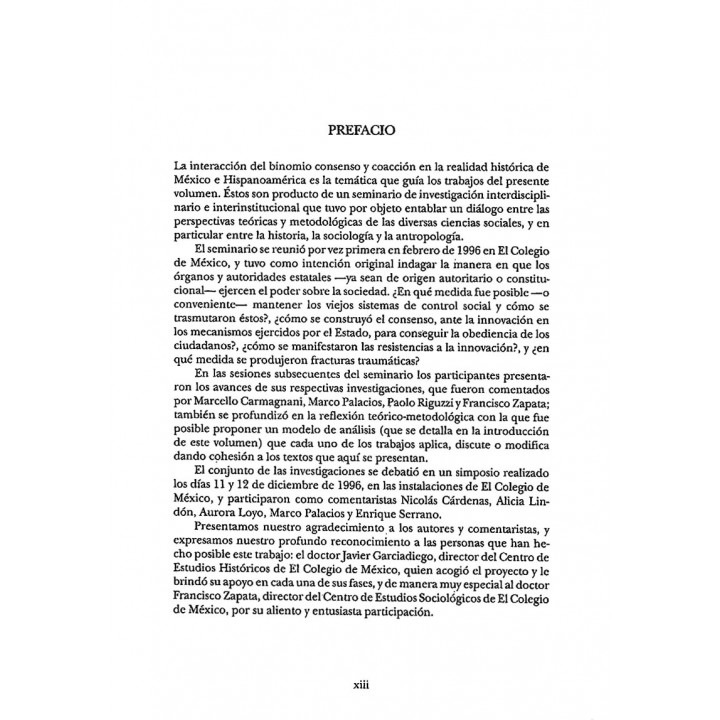 Consenso y coacción. Estado e instrumentos de control...