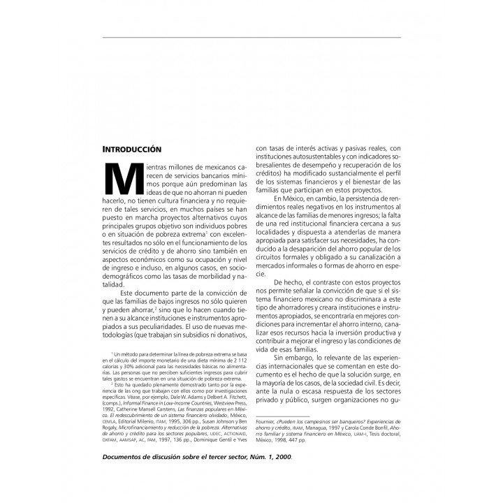 ONG y combate a la pobreza. Proyectos microfinancieros internacionales para pobres