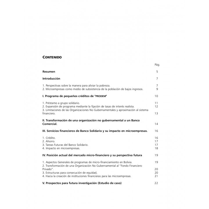 Transformación de una Organización No-Gubernamental (ong) a un Banco Comercial. Banco Solidario de Bolivia