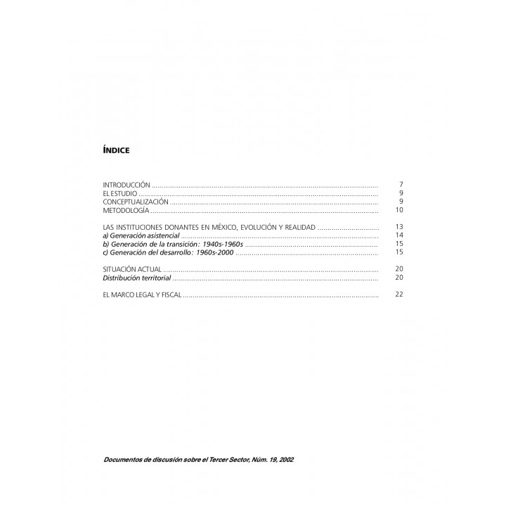 Las instituciones donantes mexicanas. Mitos y realidades (Primera Parte)