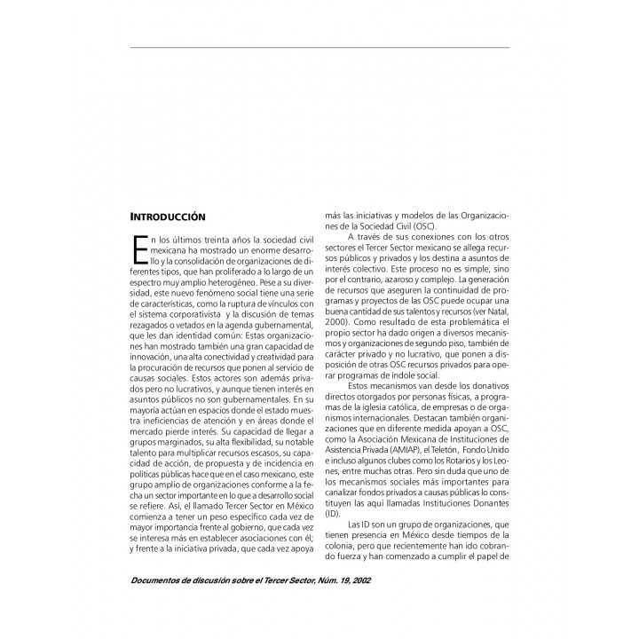 Las instituciones donantes mexicanas. Mitos y realidades (Primera Parte)