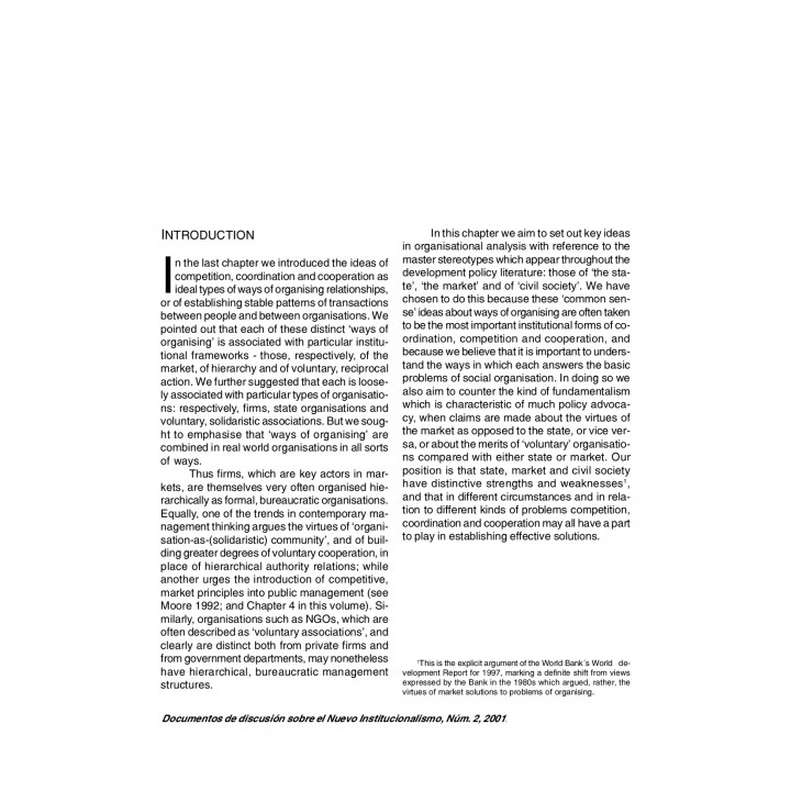 UNDERSTANDING ORGANISATIONS AND INSTITUTIONS. THE LOGIC PLURALISTIC SYSTEMS