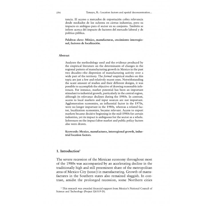 Economía, Sociedad y Territorio, Vol II, Num 8, julio-diciembre 2000