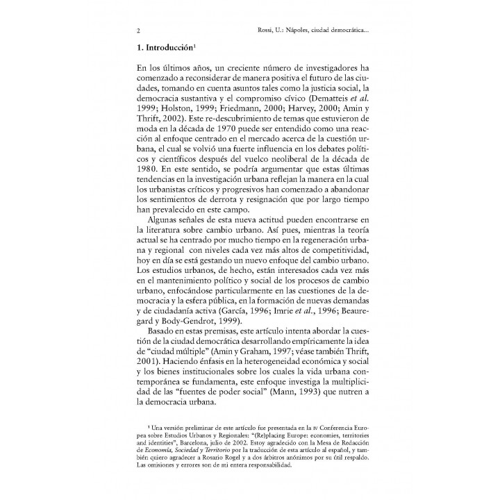 Economía, Sociedad y Territorio, Vol. IV, núm. 13, enero-junio de 2003
