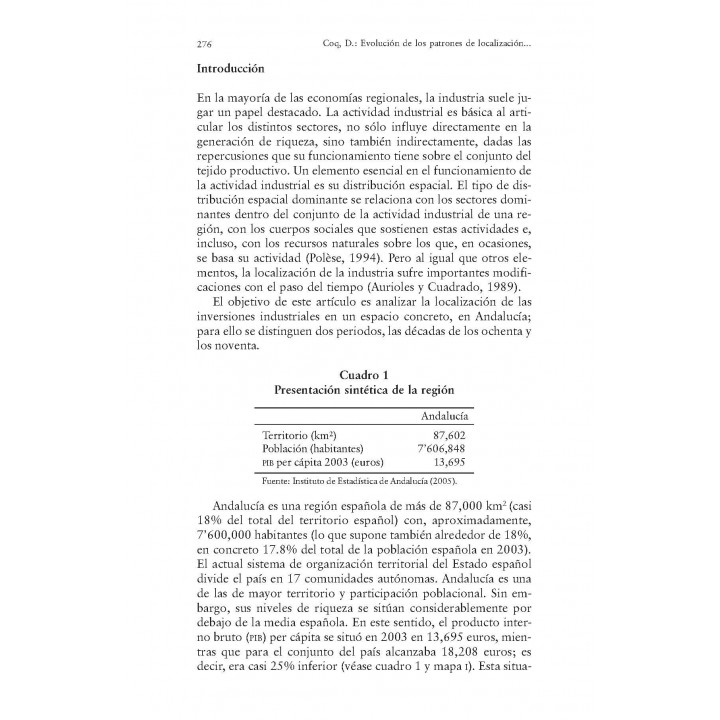 Economía, Sociedad y Territorio, Vol. V, núm. 18, mayo-agosto de 2005