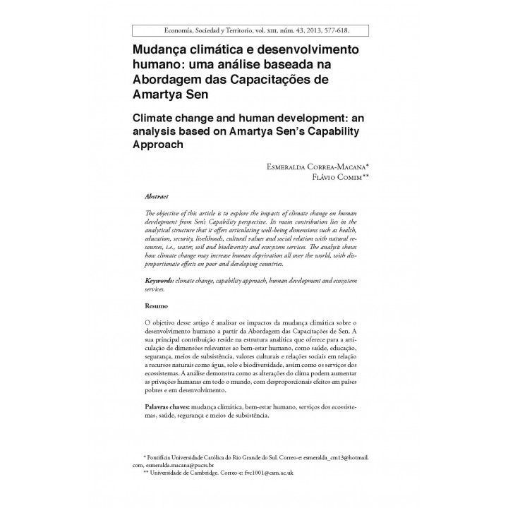 Economía, Sociedad y Territorio. Vol. XIII, núm. 43, septiembre-diciembre de 2013