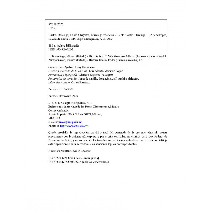 Chayotes, burros y machetes