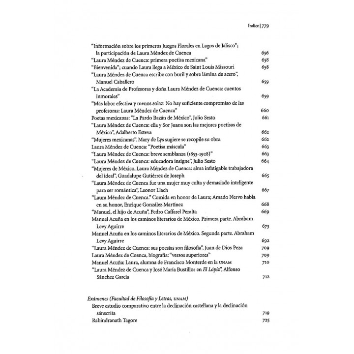 Laura Méndez de Cuenca. Su herencia cultural