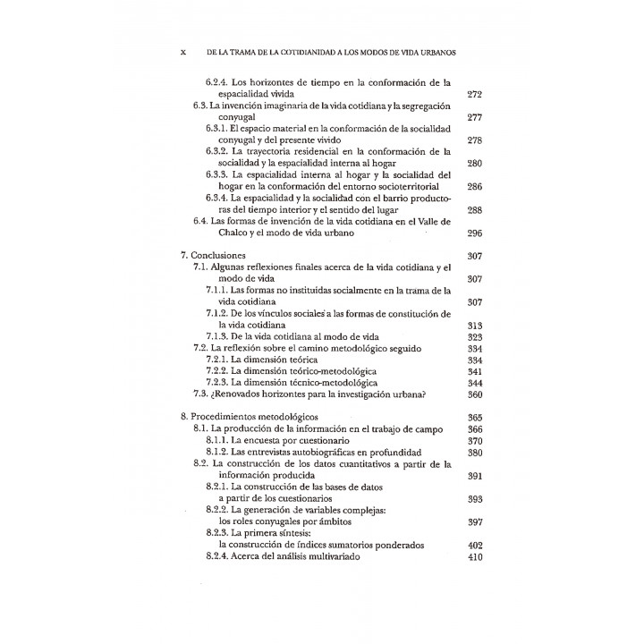 De la trama de la cotidianidad a los modos de vida urbana. El Valle de Chalco