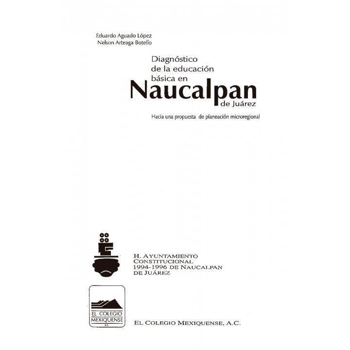 Diagnóstico de la educación básica en Naucalpan de Juárez. Hacia una propuesta de planeación microregional