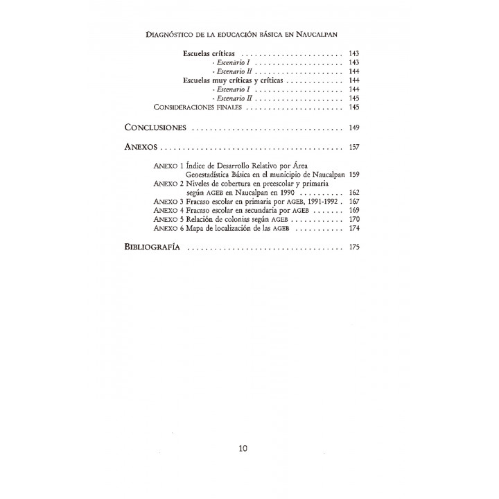 Diagnóstico de la educación básica en Naucalpan de Juárez. Hacia una propuesta de planeación microregional