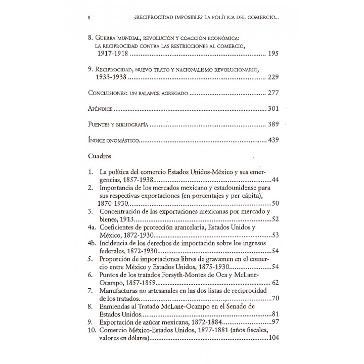 ¿Reciprocidad imposible? La política del comercio entre México y Estados Unidos, 1857-1938