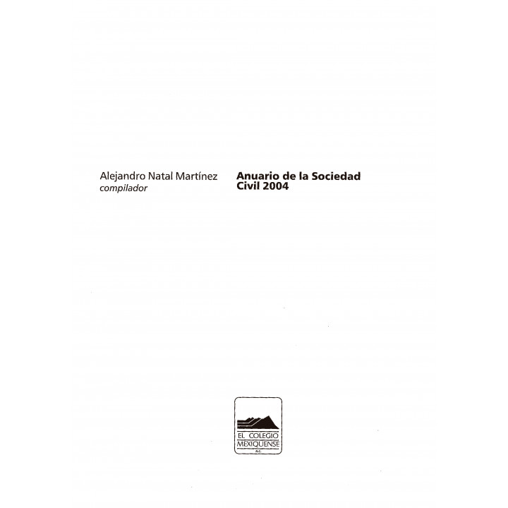 Anuario de la Sociedad Civil 2004