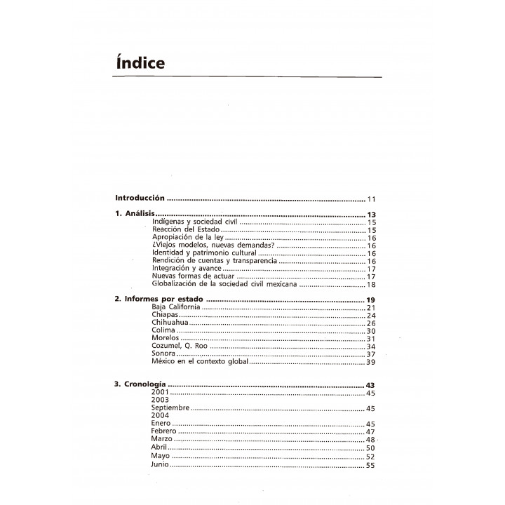 Anuario de la Sociedad Civil 2004
