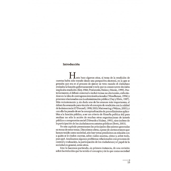 Rendición de cuentas, democracia y sociedad civil en México