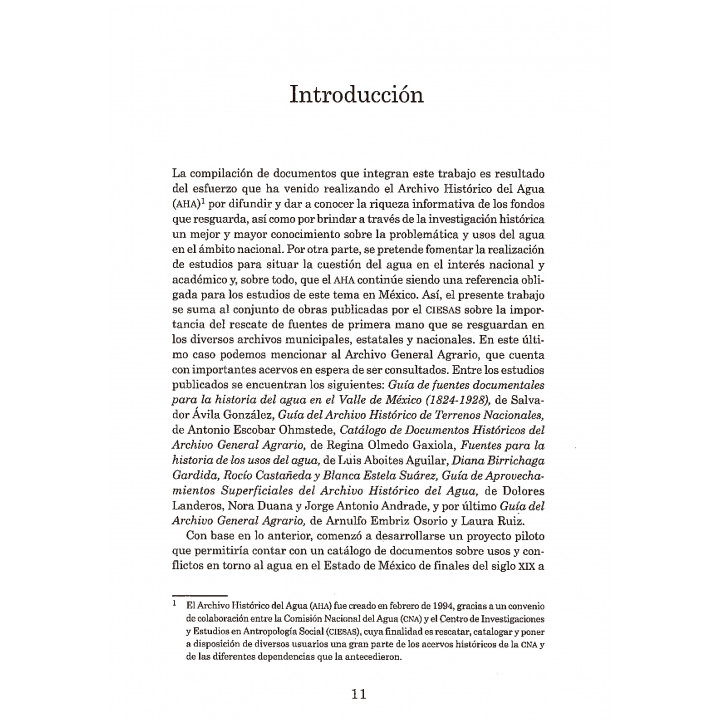 Documentos sobre posesióin de aguas de los pueblos indígenas del Estado de México, siglos XVI al VIII