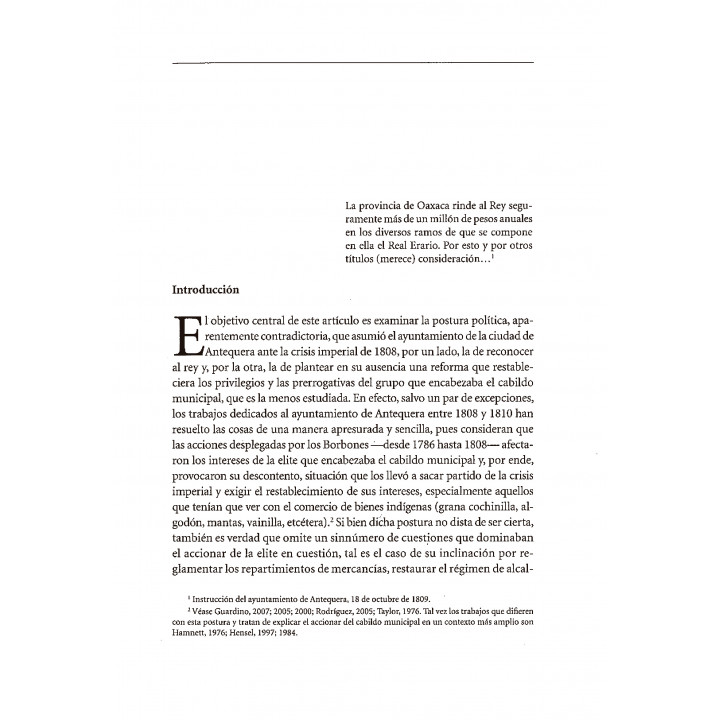 Poder y gobierno local en México, 1808 – 1857
