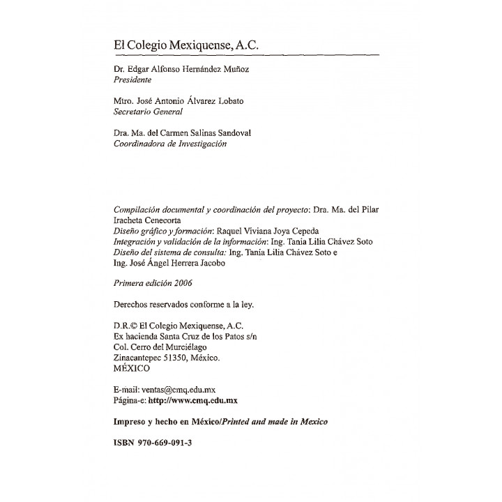 Catálogo deExtractos de las Actas de Cabildo del H. Ayuntamiento de Toluca1814-1855