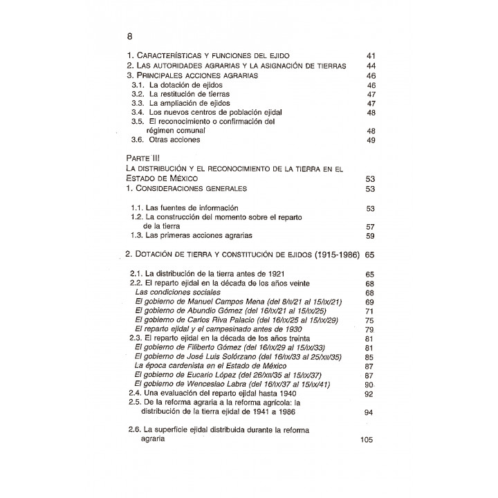Una mirada al reparto agrario en el Estado de México (1915-1992). De la dotación y restitución a la privatización de la ...