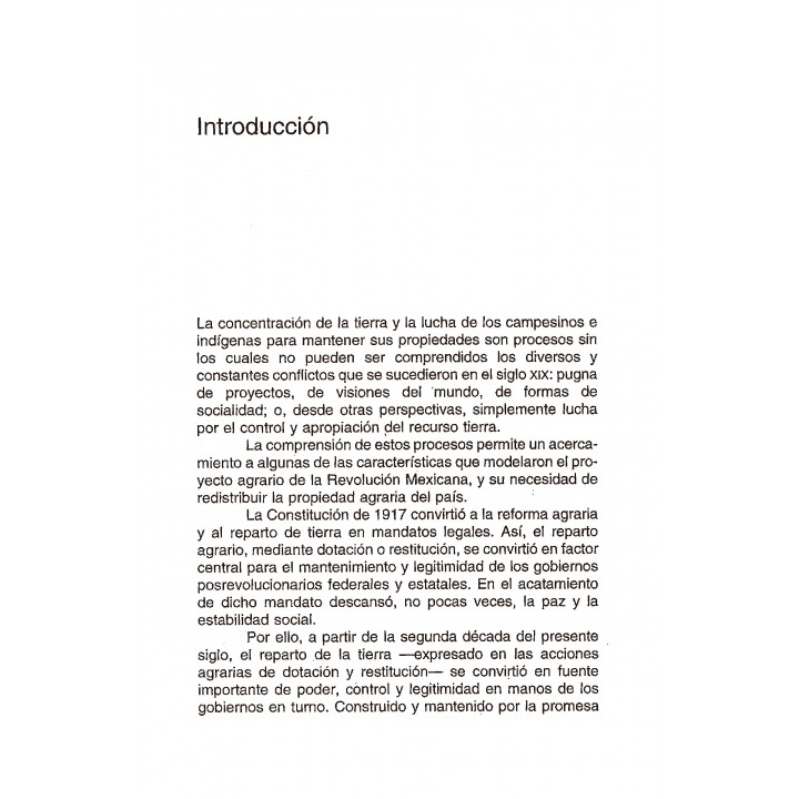 Una mirada al reparto agrario en el Estado de México (1915-1992). De la dotación y restitución a la privatización de la ...