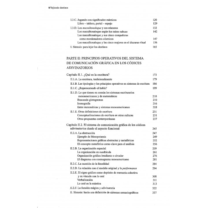Tejiendo destinos. Un acercamiento al sistema de comunicación gráfica en los códices adivinatorios