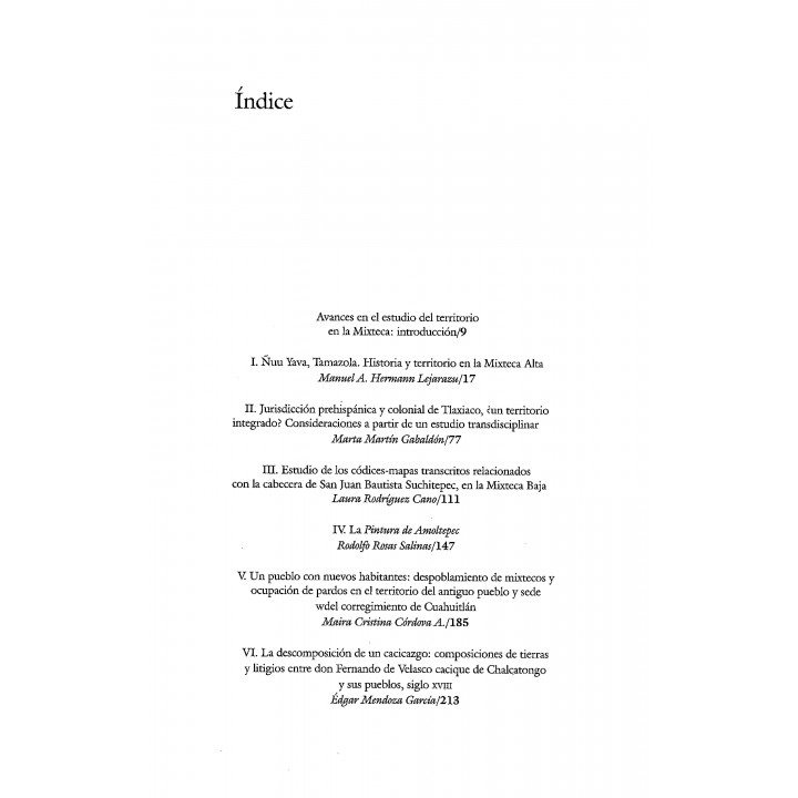 Señoríos mixtecos. Su dimensión histórica, geográfica y territorial