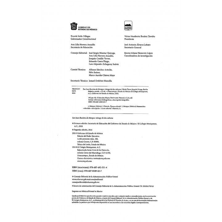 San Juan Bautista de Metepec. Vástago de dos culturas