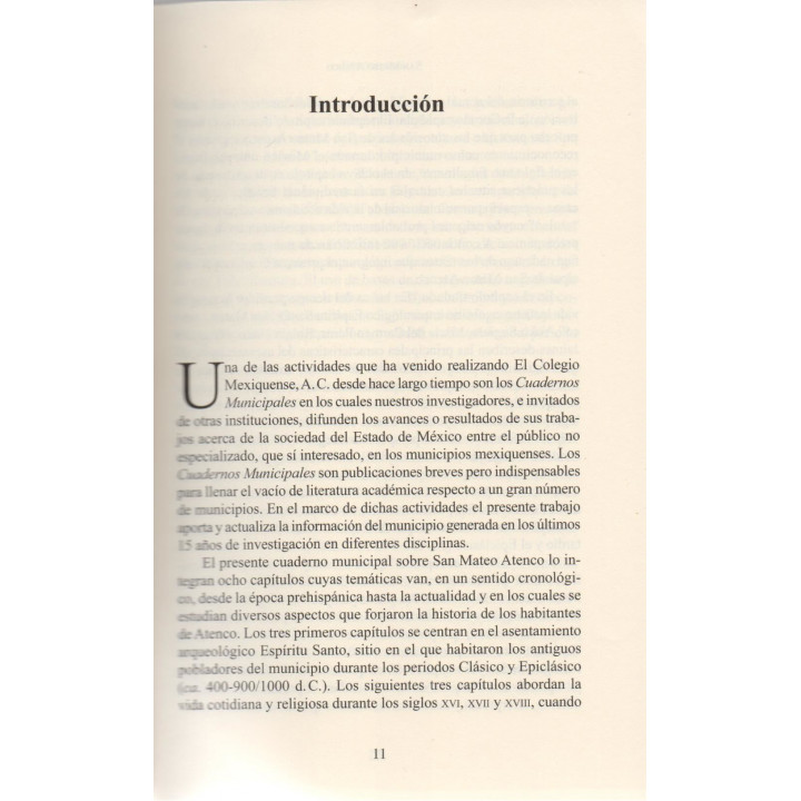 San Mateo Atenco (veintisiete. Cuadernos municipales)