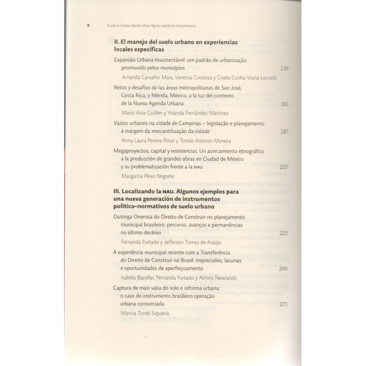 El suelo en la Nueva Agenda Urbana. Algunas experiencias latinoamericanas