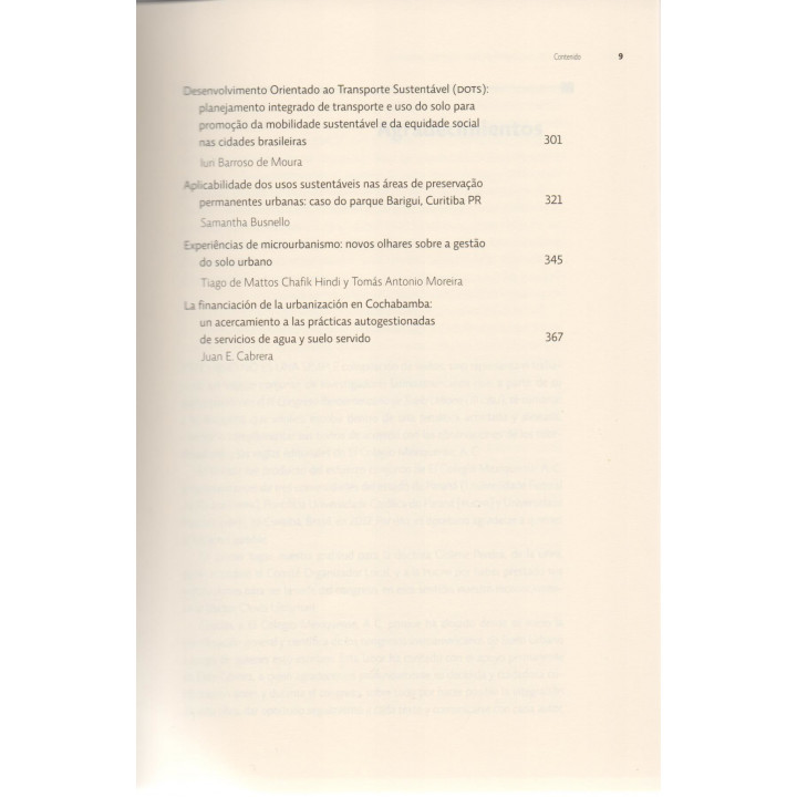 El suelo en la Nueva Agenda Urbana. Algunas experiencias latinoamericanas