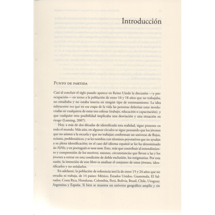 (Re)significando a los jóvenes que ni estudian ni trabajan. Una mirada crítica a partir de 14 realidades